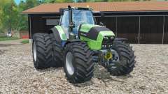Deutz-Fahr 7250 TTV Agrotron rear twin wheels для Farming Simulator 2015