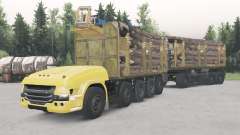 Беспилотный грузовик Scania 10x10 для Spin Tires