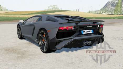 Lamborghini Aventador LP 750-4 SV (LB834) 2015 для Farming Simulator 2017