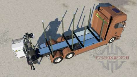 Scania S 730 timber truck для Farming Simulator 2017