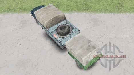 ГАЗ-53 полугусеничный для Spin Tires