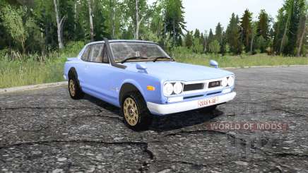 Nissan Skyline 2000GT-R Coupe (KPGC10) 1970 для MudRunner