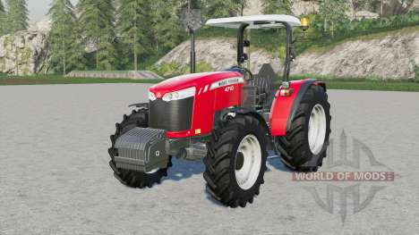 Massey Ferguson 4700-series для Farming Simulator 2017