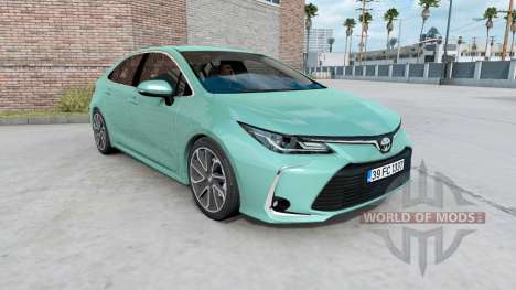 Toyota Corolla hybrid sedan 2020 для American Truck Simulator