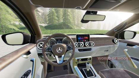 Mercedes-Benz X220d 4Matic (W470) 2018 для Farming Simulator 2017