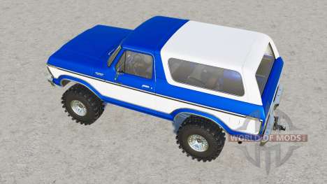 Ford Bronco Custom Wagon (U150) 1978 для Farming Simulator 2017