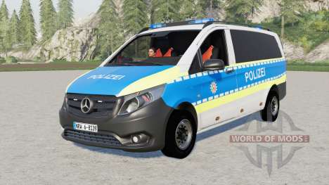 Mercedes-Benz Vito Kastenwagen (W447) Polizei для Farming Simulator 2017