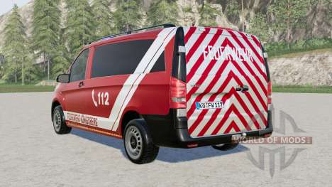 Mercedes-Benz Vito Kastenwagen (W447) Feuerwehr для Farming Simulator 2017