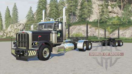 Peterbilt 389 logging truck для Farming Simulator 2017