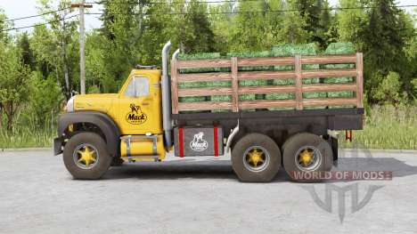 Mack B61 6x6 Chassis Cab для Spin Tires