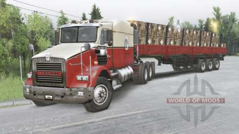 Kenworth T800 8x8 Chassis Cab для Spin Tires