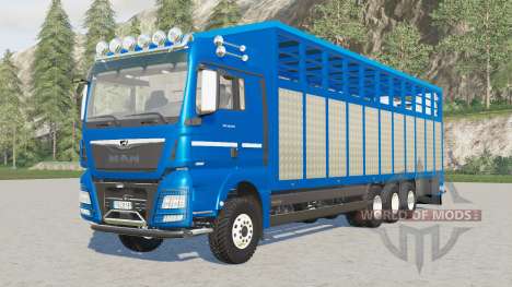MAN TGX livestock truck для Farming Simulator 2017