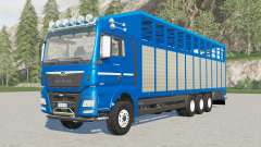MAN TGX Livestock Truck increased load capacity для Farming Simulator 2017