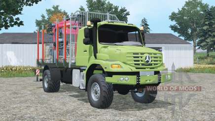 Mercedes-Benz Zetros 1833 A timber truck для Farming Simulator 2015