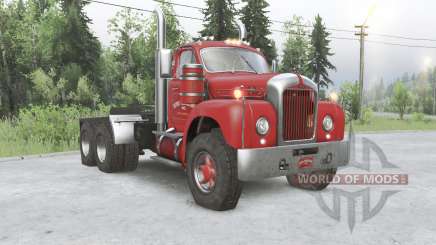 Mack B61 6x6 tractor truck для Spin Tires