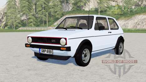 Volkswagen Golf GTI 3-door (Typ 17) 1976 для Farming Simulator 2017