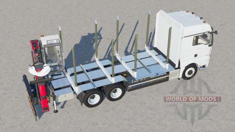 MAN TGX 26.640 XLX cab Timber Truck для Farming Simulator 2017