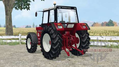 International 1455 A added wheels для Farming Simulator 2015