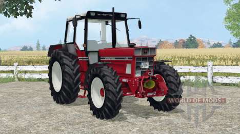 International 1455 A added wheels для Farming Simulator 2015