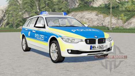 BMW 318d Touring Polizei FuStW (F31) 2015 для Farming Simulator 2017