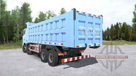 FAW Jiefang JH6 8x8 Dump Truck для Spintires MudRunner