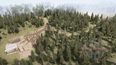 Fields and forest для Spintires MudRunner