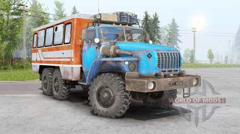 Урал 4320-10〡свои грузы для Spin Tires