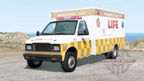 Gavril H-Series Life EMS Ambulance v2.0 для BeamNG Drive