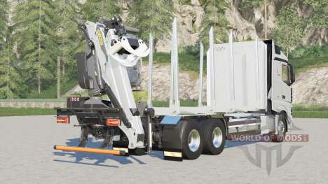 Mercedes-Benz Actros Timber Truck для Farming Simulator 2017