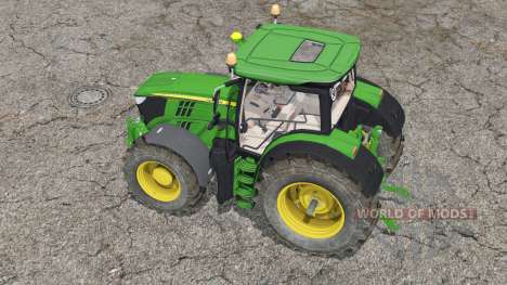 John Deere 6R series〡animated fenders для Farming Simulator 2015
