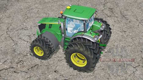 John Deere 7200R〡added wheels для Farming Simulator 2015