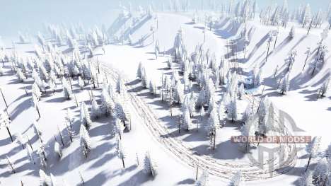 Winter Terrace для Spintires MudRunner