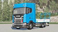 Scania S-series Highline〡platform for bale v1.3 для Farming Simulator 2017