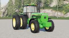 John Deere 4000 series〡wheels options для Farming Simulator 2017