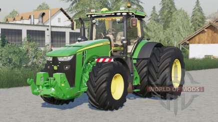 John Deere 8R series〡realistic wheels configurations для Farming Simulator 2017