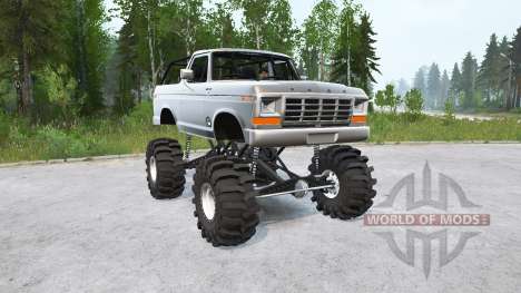 Ford Bronco Ranger XLT 1978〡lifted для Spintires MudRunner