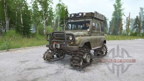 УАЗ 469 на гусеничном ходу для Spintires MudRunner