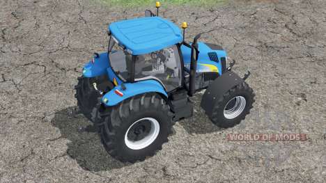New Holland TG285〡weights in wheels для Farming Simulator 2015