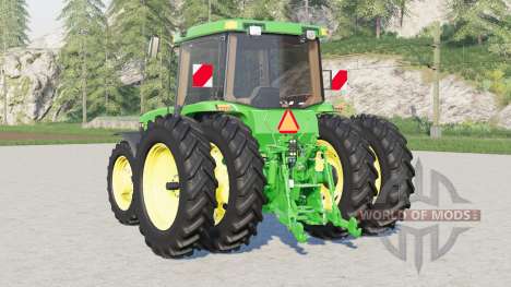 John Deere 8010 series〡tire options для Farming Simulator 2017
