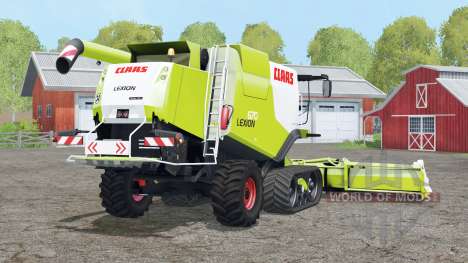 Claas Lexion 670 TerraTrac для Farming Simulator 2015