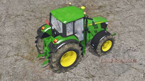 John Deere 6170M〡movable rear attacher для Farming Simulator 2015