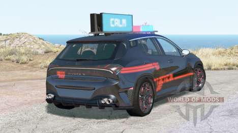 Cherrier Vivace Cyberpunk Police для BeamNG Drive