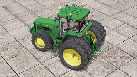 John Deere 8400〡row crop wheels для Farming Simulator 2017
