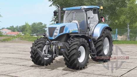 New Holland T7 series〡various tires для Farming Simulator 2017
