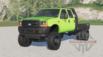 Ford F-250 Super Duty XL Double Cab 2002〡flatbed для Farming Simulator 2017