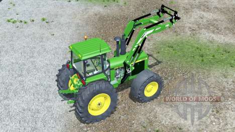 John Deere 4455〡with front loader для Farming Simulator 2013