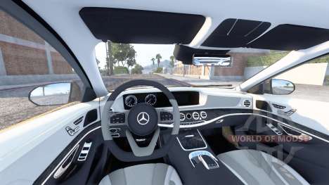 Mercedes-Benz S 400 d Lang AMG Line (V222) v4.0 для American Truck Simulator