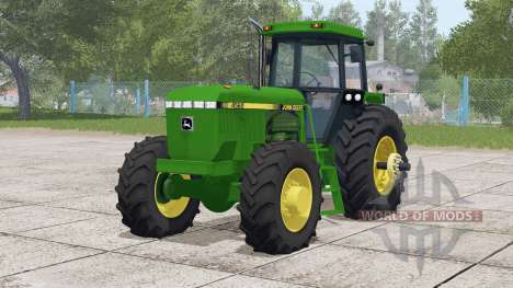 John Deere 4060 series〡with or without fenders для Farming Simulator 2017