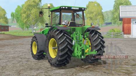 John Deere 8370R〡folding front linkage для Farming Simulator 2015