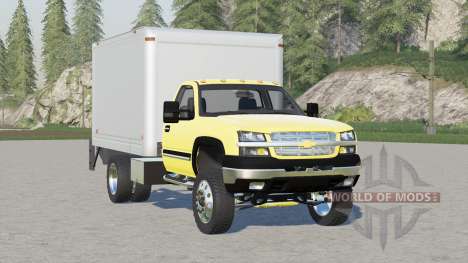 Chevrolet Silverado 3500 Box Truck для Farming Simulator 2017